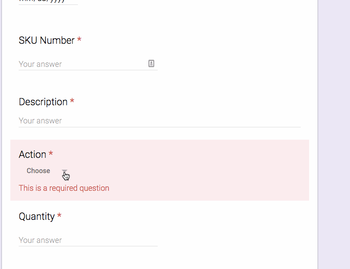 Attaching a Google Form to your Inventory Management Template RetailOps